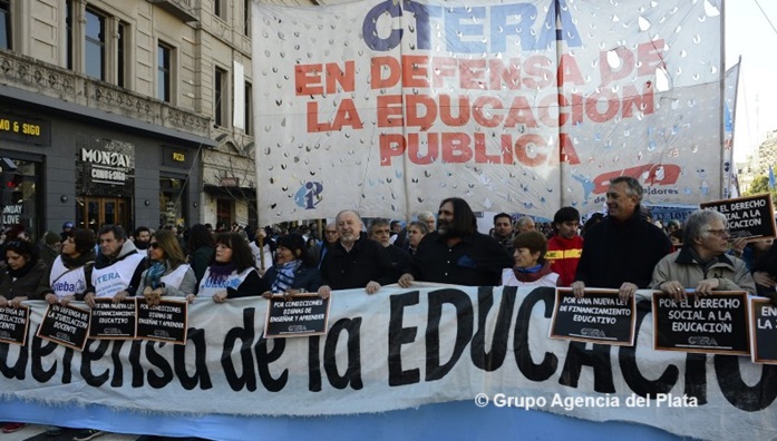 CTERA convocó a un paro nacional docente para el jueves 4 de abril ...